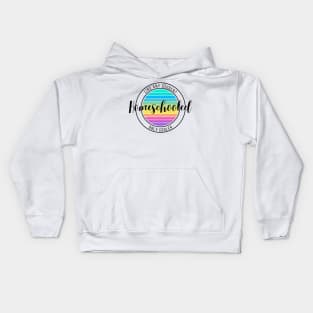 Homeschool Stamp Colorful Kids Hoodie